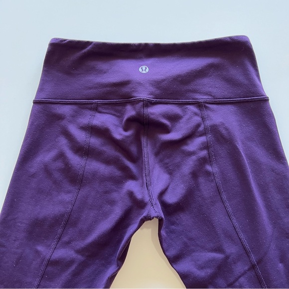 Lululemon purple Practice Daily Pant / leggings - size 4 - Picture 3 of 6